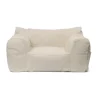 Fauteuil Billow bean bag, Blanc cassé