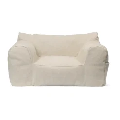 Fauteuil Billow bean bag, Blanc cassé