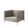 Fauteuil Connect weave, Taupe