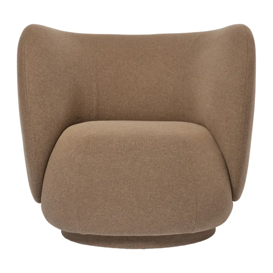 Fauteuil de salon Rico, Autum-0361 Dark Sand