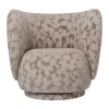Fauteuil de salon Rico, Cilla-Taupe