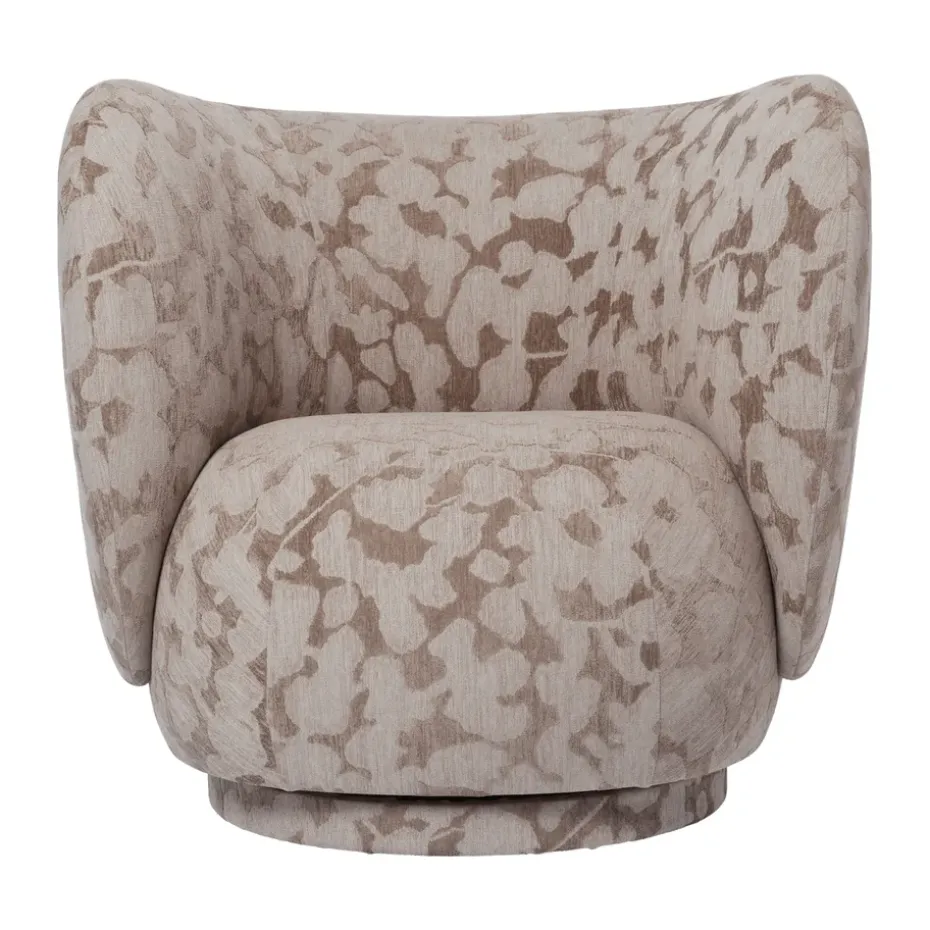 Fauteuil de salon Rico, Cilla-Taupe