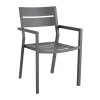Fauteuil Delia, Anthracite