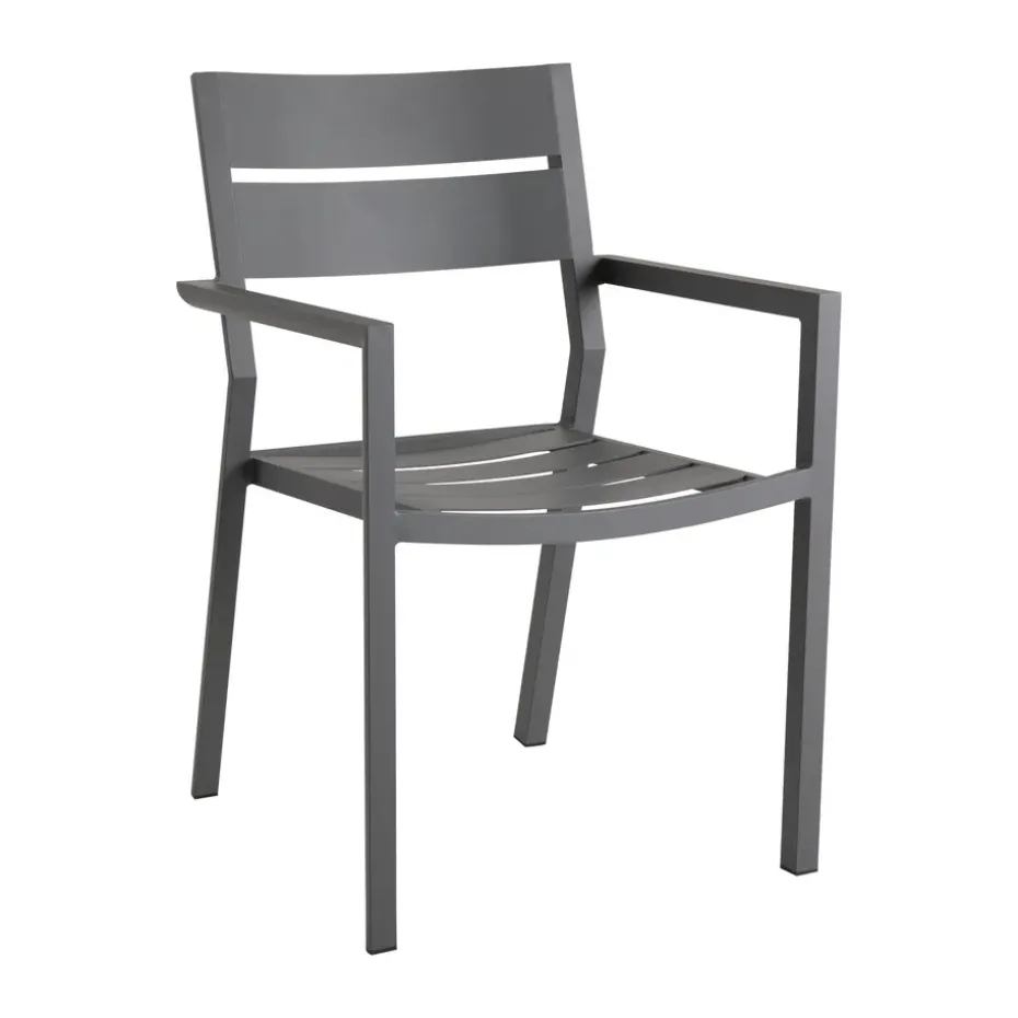 Fauteuil Delia, Anthracite