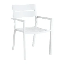Fauteuil Delia, Blanc