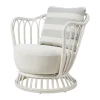 Fauteuil d'extérieur Grace, Leslie Limonta 006-020-alabaster white