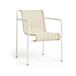 Fauteuil Dining Palissade Cord HAY, Cream white