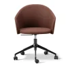 Fauteuil Gomo Armchair pivotant à 5 branches, Blazer CUZ4D Dunalk-noir