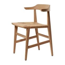 Fauteuil Hedda, Chêne natural monocoating-cordon en papier nature