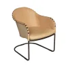 Fauteuil Ingo, Naturel-traité cuivre