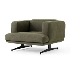 Fauteuil Inland AV21, Argile 0014-noir chaud