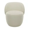 Fauteuil Kuon avec fonction pivotante, Boucle beige