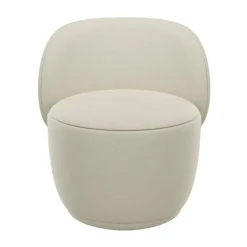 Fauteuil Kuon avec fonction pivotante, Boucle beige