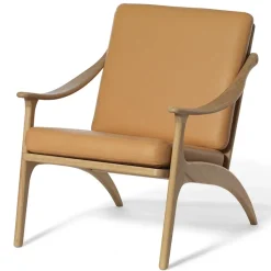Fauteuil Lean Back Soavé chêne huilé blanc, Nature