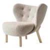 Fauteuil Little Petra VB1, Chêne huilé blanc Karakorum