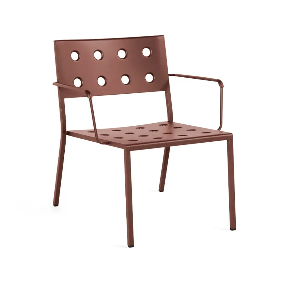 Fauteuil lounge Balcony, iron red
