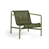 Fauteuil lounge bas Palissade Cord, Olive
