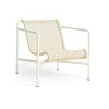Fauteuil lounge bas Palissade Cord, Cream white