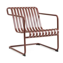 Fauteuil lounge bas Palissade Cantilever Low, Iron red