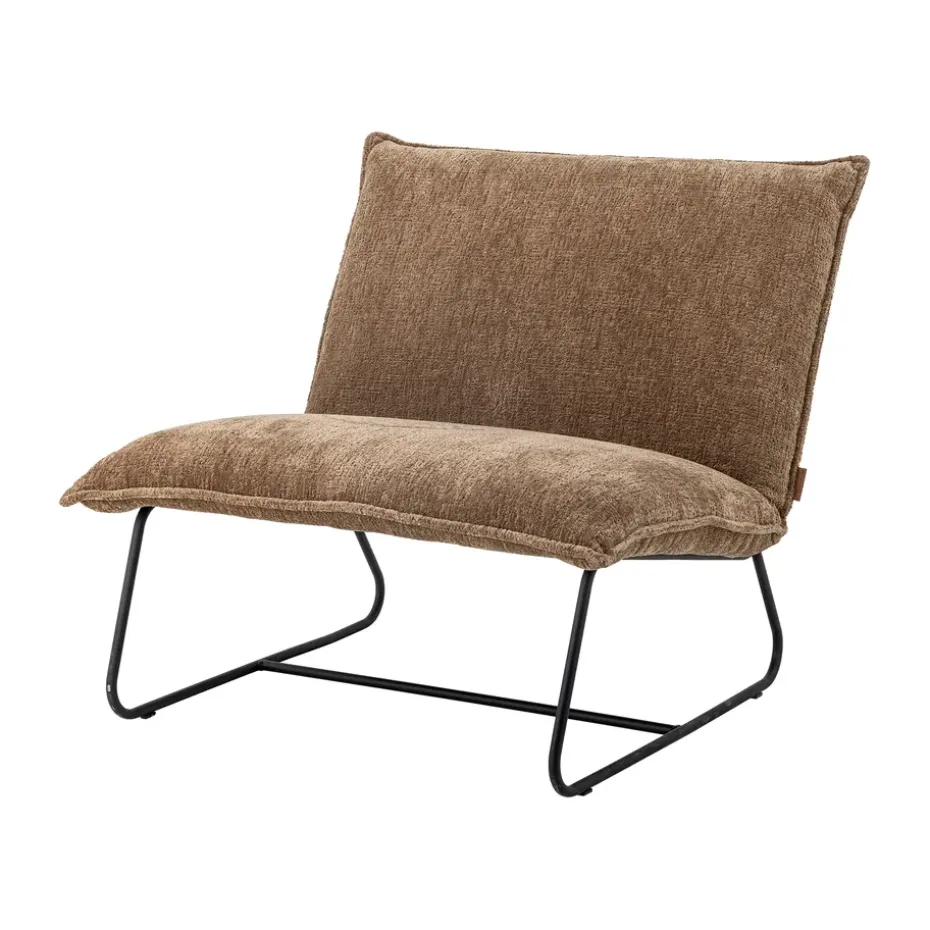Fauteuil lounge Cape, Marron