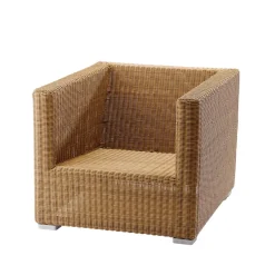 Fauteuil lounge Chester, Natural
