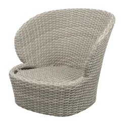 Fauteuil lounge Coast swivel, Sand (Flat Weave)