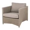 Fauteuil lounge Diamond soft rope, Cane-Line Natté taupe