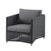 Fauteuil lounge Diamond weave, Cane-Line Natté graphite