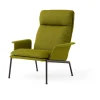 Fauteuil lounge Muno LN17 High back, Warm black-Vidar 0956
