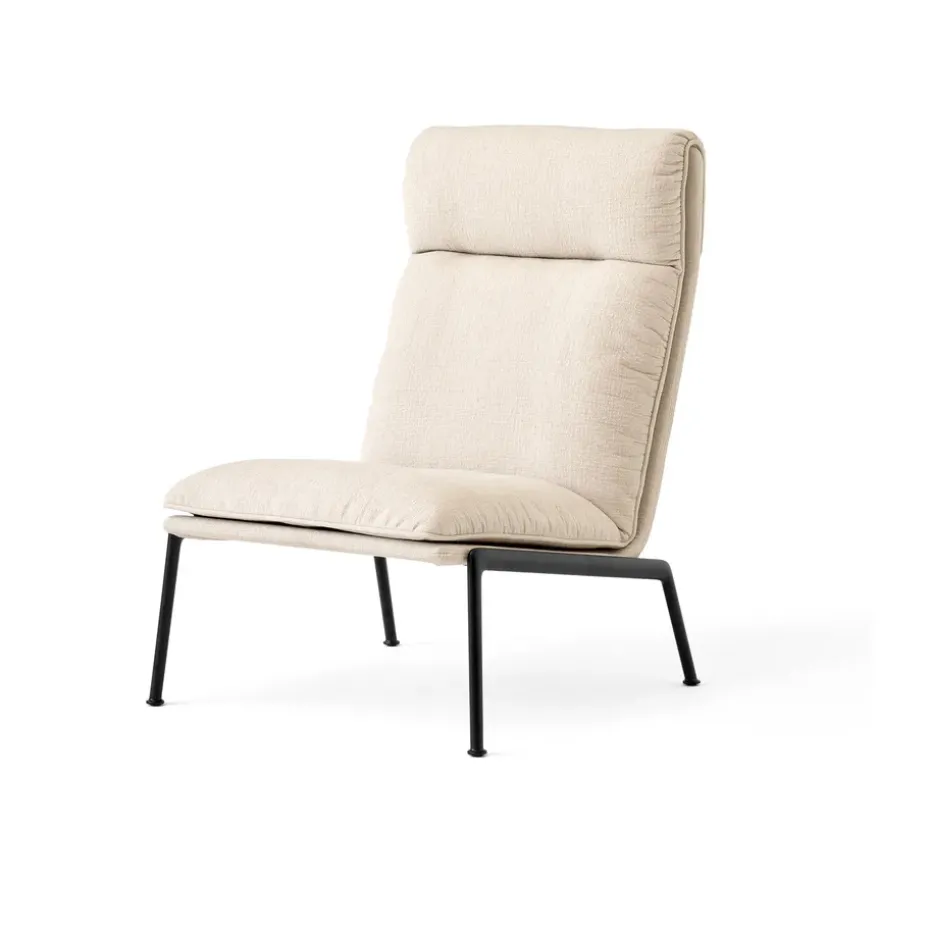 Fauteuil lounge Muno LN16 High back, Warm black-Cifrado 0221