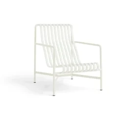 Fauteuil lounge Palissade High, Cream white