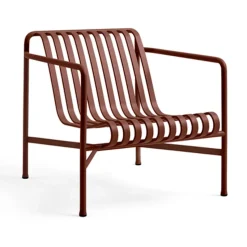 Fauteuil Lounge Palissade Low, Iron red