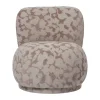 Fauteuil lounge Rico piccolo swivel, Cilla-Taupe