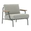 Fauteuil lounge Settle Lounge Chair, Ribbed Weave 2 Dark green
