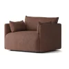 Fauteuil Offset, Audo Bouclé 08 Bordeaux