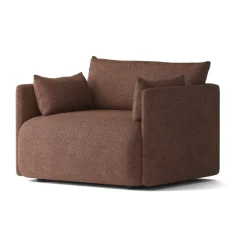 Fauteuil Offset, Audo Bouclé 08 Bordeaux