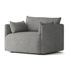 Fauteuil Offset, Audo Bouclé 16 Dark grey