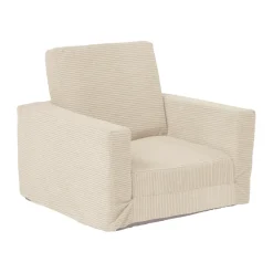 Fauteuil pliable Kid's Base, Blanc naturel