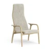 Fauteuil pour enfant Lamini chêne laqué/peau de mouton, Moonlight (beige)