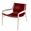 Fauteuil Rama, Cognac, chêne traité au savon