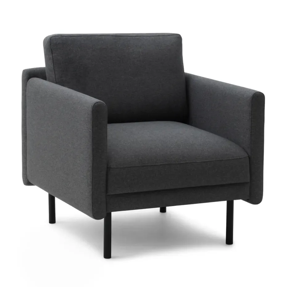 Fauteuil Rar, Re-Born dark grey