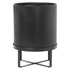Grand pot de fleur Bau Ø28 cm, Noir