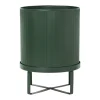 Grand pot de fleur Bau Ø28 cm, Vert foncé