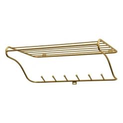 Hat Rack étagère à chapeaux, laiton