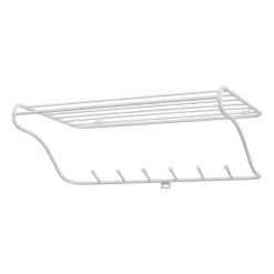 Hat Rack étagère à chapeaux, blanc
