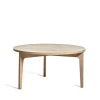 Höllviken table basse Ø80 cm, Chêne blanc pigmenté