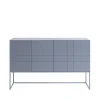 Kilt Light 137 table d'appoint, nordic blue, 3 portes