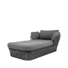 Lit de jour Basket, Grey, Cane-Line weave