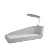 Lit de jour Savannah, White grey, Droit