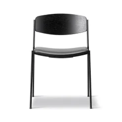 Lynderup 3081 chaise, Cuir omni 301-noir